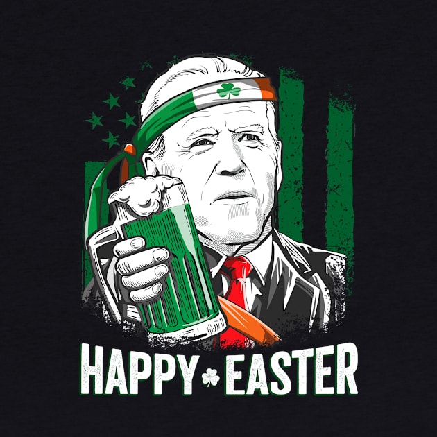 Confused Leprechaun Biden Happy Easter St. Patrick's Day by petemphasis